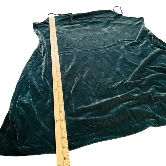 NWT Banana Republic Green Mini Slip Dress Cowl Neck Spaghetti Straps Xl - Picture 6 of 8